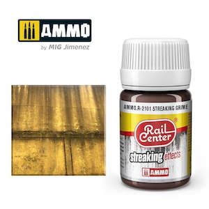 Ammo By Mig Jimenez Railroad Colours: AMMO by Mig Jimenez AMMO.R-2101 Rail Center Streaking Grime 35ml