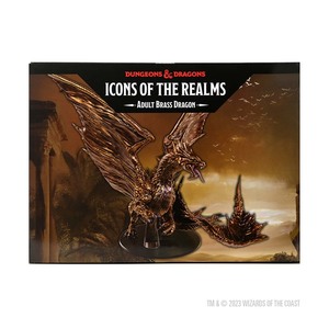 Clearance: WizKids 96228 D&D Icons of the Realms: Adult Brass Dragon