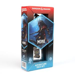 Clearance: Sirius DZ2002-13 Dice D&D Adventure Dice Monk Blue / Gold