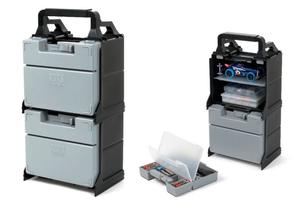 Tamiya 15424 Mini 4WD Portable Pit (Black/Grey)