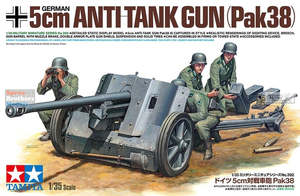 Tamiya 35392 1/35 5cm PAK38 ANTI TANK GUN