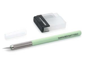 Tamiya New Arrivals: Tamiya 69947 MODELERS KNIFE(MINT GREEN)