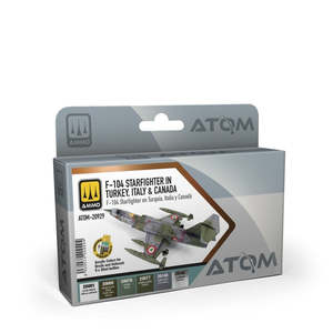 AMMO By Mig Jimenez ATOM-20929 ATOM F-104 Starfighter in Turkey, Italy & Canada Set
