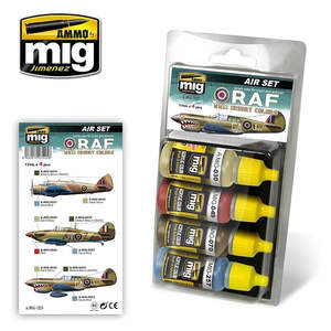 Ammo By Mig Jimenez: AMMO by Mig Jimenez ATOM-20903 Atom Color Raf Wwii Desert Colors Set