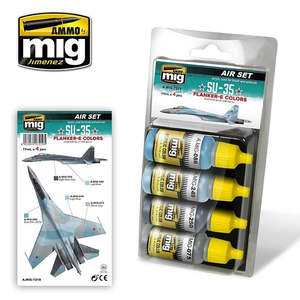 AMMO by Mig Jimenez ATOM-20902 Atom Color Su-35 Flanker-E Colors Set (Also For S&hellip;