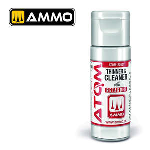 AMMO by Mig Jimenez ATOM-20501 Atom Color Thinner And Cleaner With Retarder 20ml