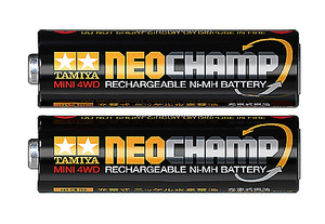 Tamiya: Tamiya 15420 MINI4WD NEO CHAMP NICAD (PAIR)