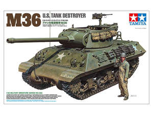 Tamiya Model Kits: Tamiya 35390 1/35 SCALE U.S. TANK DESTROYER M36