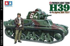 Tamiya Model Kits: Tamiya 35389 1/35 FRENCH LIGHT TANK H39