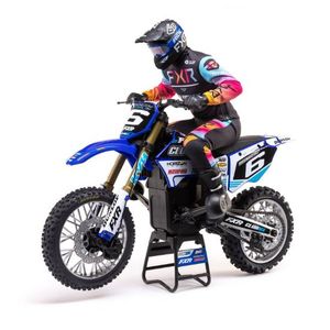 Motor Bikes: LOSI/TLR LOS06000T2 1/4 Promoto-MX Motorcycle RTR, Club MX Blue. Hobby Hangar