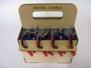 Avetek 10-BB8 Battery Box-fits 8 Batteries. Hobby Hangar