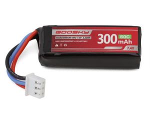 Goosky S1 Helicopter Parts: Goosky GT030039 2S LiPo Battery 60C (7.4V/300mAh)- S1. Hobby Hangar