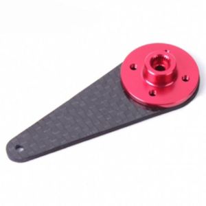 C6-SP01-F 60mm Carbon Fiber Single Servo Arm 25t Futaba. Hobby Hangar
