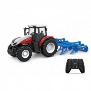 Huina RC Construction Equipment: Huina CY6639 RC Tractor w/cultivator/roller 1: 24 scale USB charge Li-ion battery. Hobby Hangar