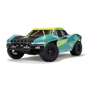 1/10 Scale Car: Arrma ARA3521T2 1/10 FURY 223S BLX Brushless 2WD Short Course Truck RTR with DSC, Green. Hobby Hangar