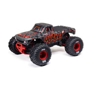 Arrma ARA3537T1 1/10 QUAKE 223S DSC 2WD RTR Brushless Monster Truck, Red. Hobby Hangar