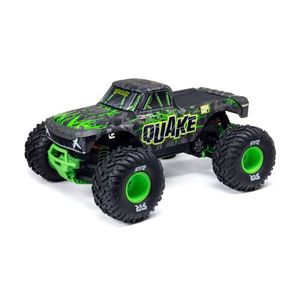 Arrma ARA3537T2 1/10 QUAKE 223S DSC 2WD RTR Brushless Monster Truck, Green. Hobby Hangar