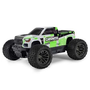 1/10 Scale Car: Arrma ARA4202V4T1 1/10 GRANITE MEGA 665 4X4 RTR Brushed Monster Truck, Green (Requires Battery and Charger). Hobby Hangar