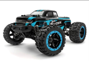 Blackzon BLA 540104 Slyder 1/16 4WD Monster Truck (Blue) RTR. Hobby Hangar