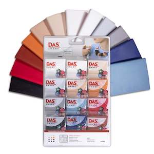 CRAFT SUPPLIES: DAS Smart Polymer Clay Warm & Cool Set of 12