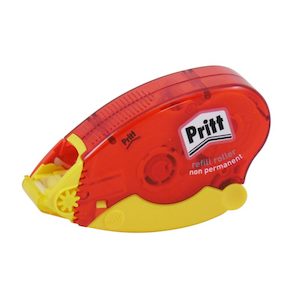 Adhesives Glue: Pritt Refillable Glue Roller Non-perm 8.4mmx16m