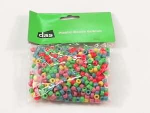 Beads: Das Plastic Beads 6x4mm Tubes