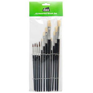 Brush Sets Feature Collection: Das Artist Assorted Brushes Set of 12