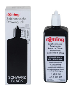 Rotring Black Pigment Ink 23ml