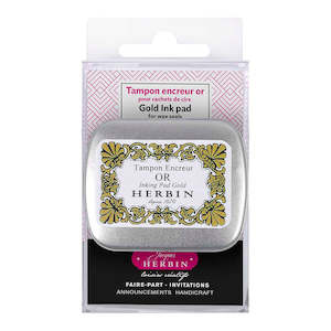 Jacques Herbin Gold Ink Pad For Wax Seal
