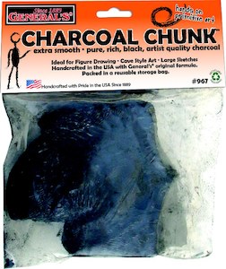 Charcoal: General's Charcoal Chunk Pure Artist Quality