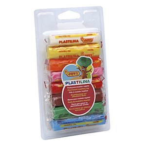 Clay Dough Modelling: Jovi Plastilina Clay 15g Pack Of 8