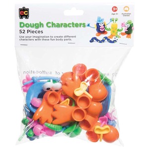 Clay Dough Modelling: EC Dough Characters Pack Of 52