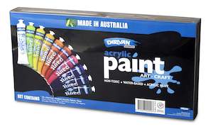 Acrylic Paint Sets: Derivan Acrylic Student Paint Set of 10 x 75ml