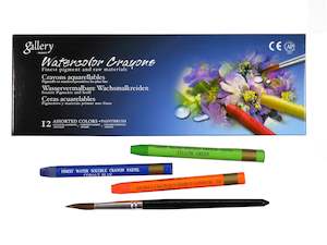 Mungyo Triangular Easy Grip Watercolor Crayons Set Of 12