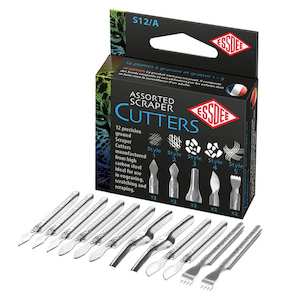 Essdee Pack of 12 Assorted Scraper Cutters