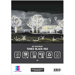Art Spectrum Black 250gsm 40 Sheet Toned Pads