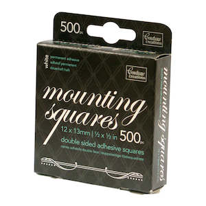 Products: Couture Creations Adhesive Mounting Squares White Permanent 500 Pieces