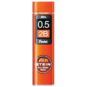 Pentel Ain Stein Leads 0.5mm Tube/40 Box Of 12