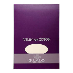Calligraphy Feature Collection: G Lalo Velin pur Coton Creme Writing Pads