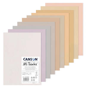 Canson Mi-Teintes Paper A3 160gsm Pastel Colours Pack of 10 Sheets