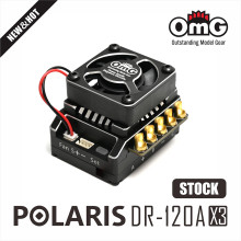 Products: OMG Polaris DR-120A X3 Drift / Onroad ESC (Stock Version) - Black