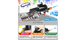 Products: P90 Electric Gel Ball Blaster Toy Splatter Ball Blaster