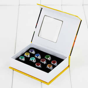 Naruto Akatsuki Members Cosplay Colourful Rings Set