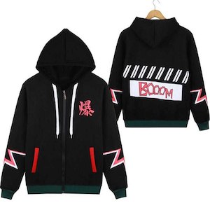 Casual Clothings: My Hero Academia - Katsuki Bakugo BOOM! Jacket Hoodie