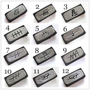 Head Accessories: Naruto Ninja Villages Headbands Cosplay