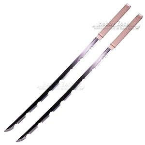 Demon Slayer Sword: Demon Slayer Inosuke Hashibira PU Foam Cosplay Sword Pair