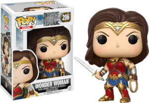 Dc Merchandise: Justice League (2017) - Wonder Woman Lasso and Sword Pop! Vinyl Figure