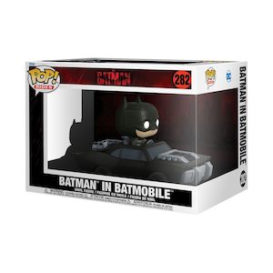 The Batman - Batman in Batmobile Pop! Deluxe Vinyl Figure