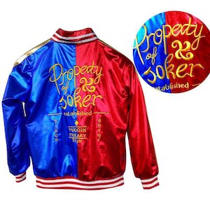 Dc Merchandise: Harley Quinn "Property of Joker" Bomber Jacket