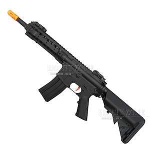 High End Gel Ball Blasters: "Triple Chocolate Chip" Jund CYMA Nylon M4 CQB Electric Gel Ball Blaster [ID Check R18 + Requires Any One Membership: Airsoft, Paintball, or NZDA]